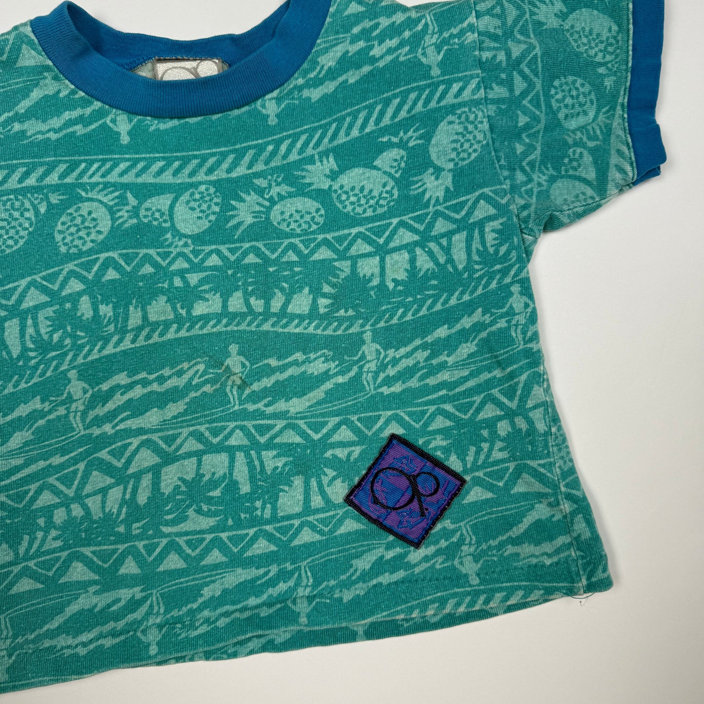 Vintage Ocean Pacific Funky Print T-Shirt - 18/24 Months