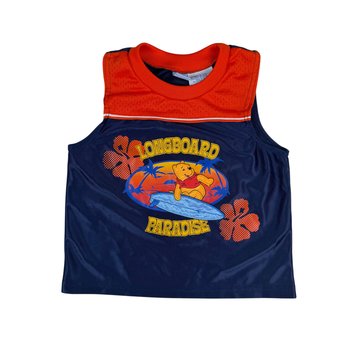 Y2K Pooh Surfing Tank Top - 3T