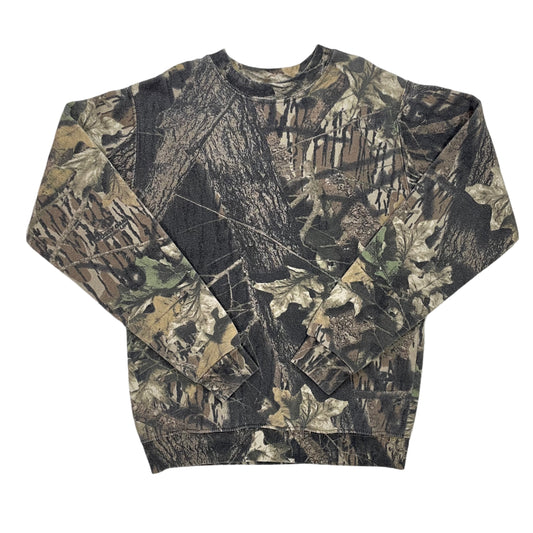 Vintage Mossy Oaks Camo Sweatshirt - Youth Medium