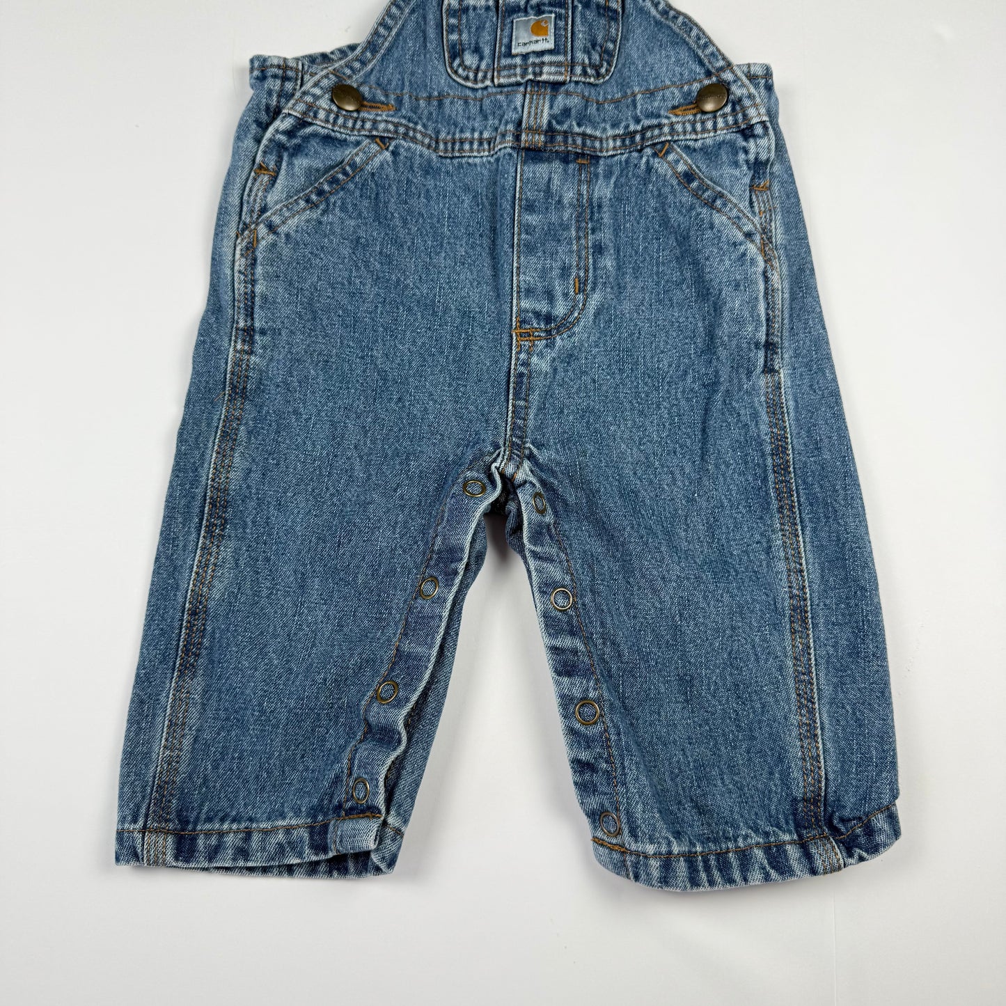 2010 Carhartt Denim Overalls - 6 Months