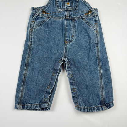 2010 Carhartt Denim Overalls - 6 Months