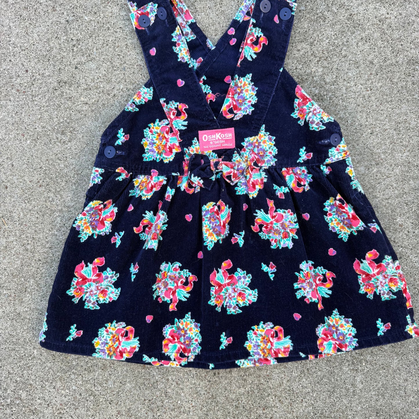 Vintage Oshkosh B'Gosh Floral Dress - 3T