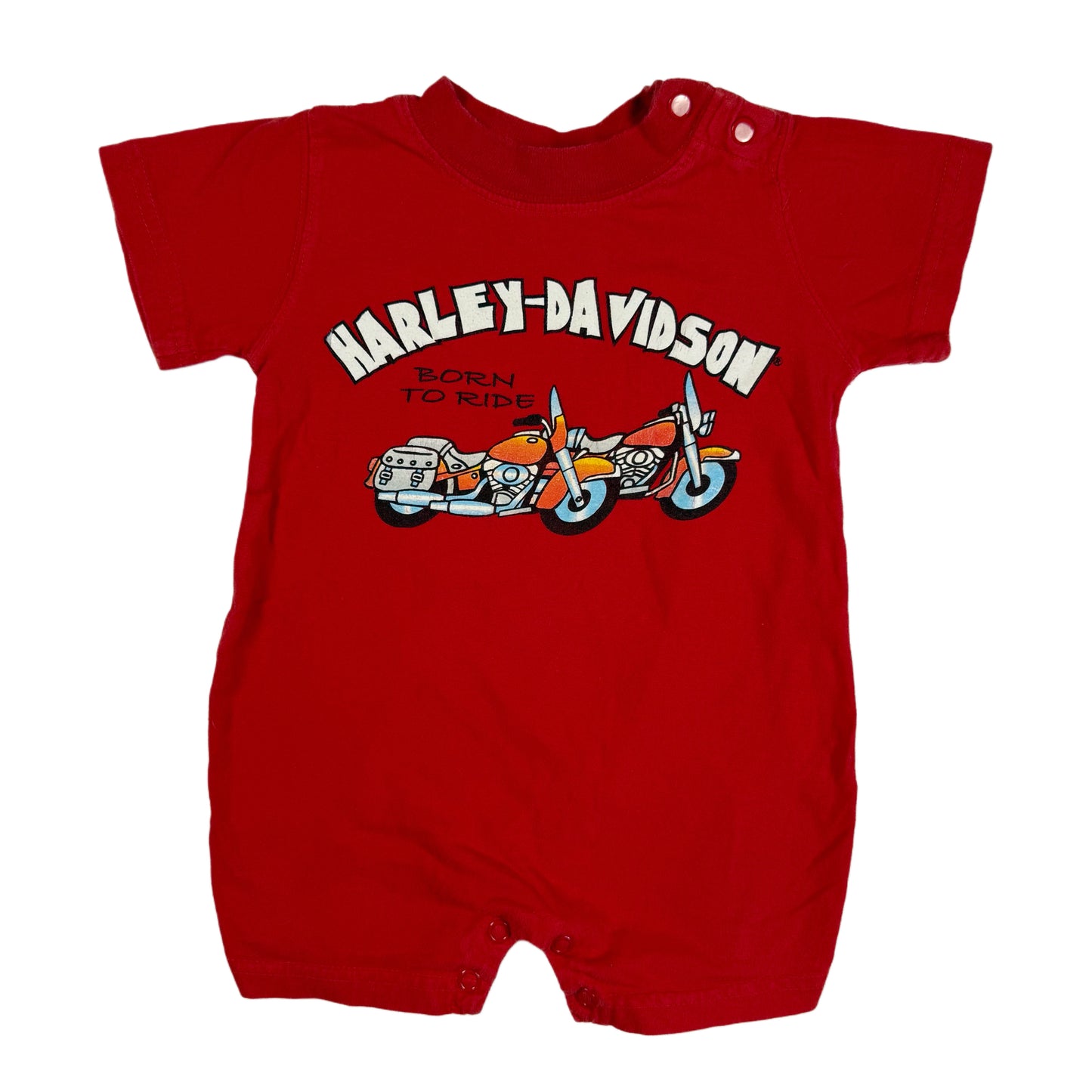 Y2K 2000's Harley Davidson Romper - 12 Months