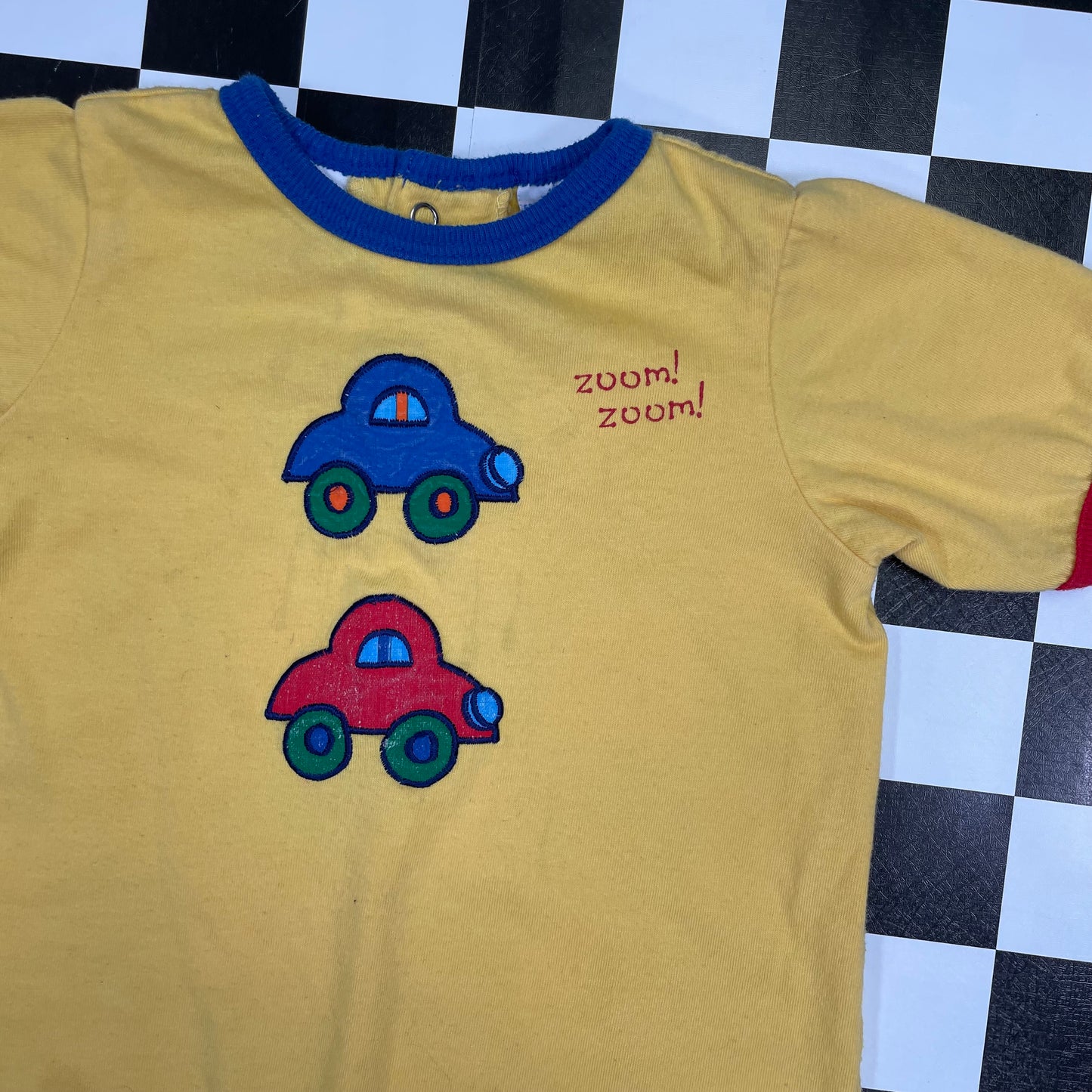 Vintage Car Zoom Romper - 18 Months