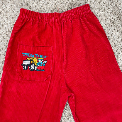 Vintage 1980's Tonka Corduroy Pants - Size 6