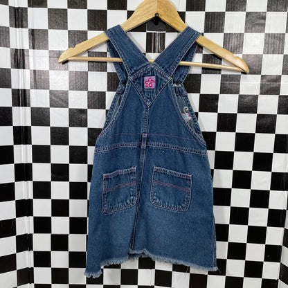 2001 Barbie Denim Dress and Shirt Set - 4/5T