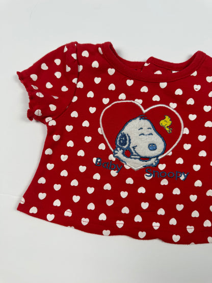 Y2K Baby Snoopy Shirt - 3/6 Months