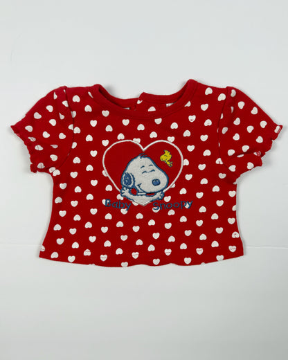 Y2K Baby Snoopy Shirt - 3/6 Months
