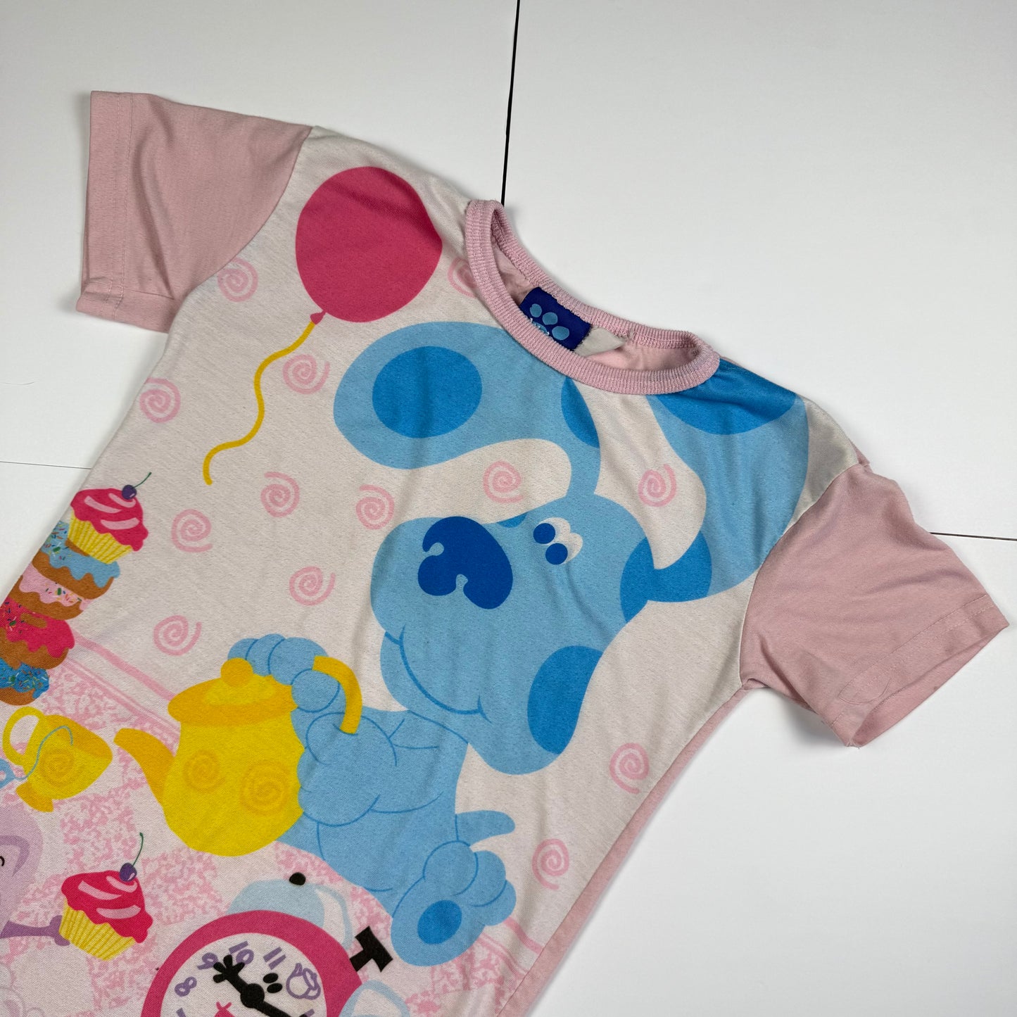 Vintage 2000 Blues Clues AOP Nightgown - 2/4T