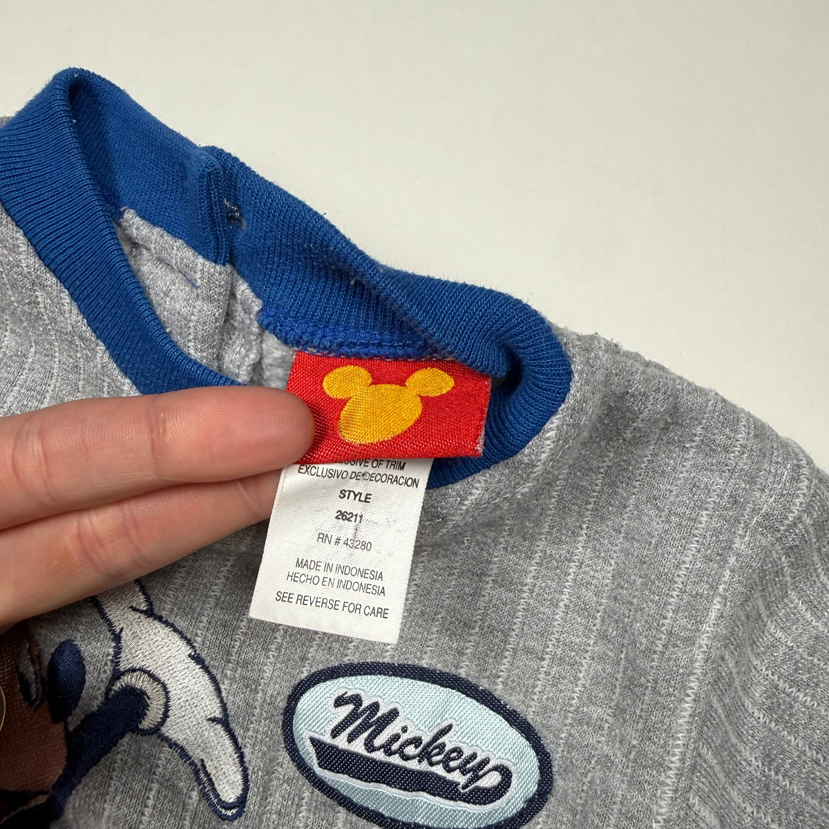 Y2K Mickey Mouse Long Sleeved Shirt - 2T