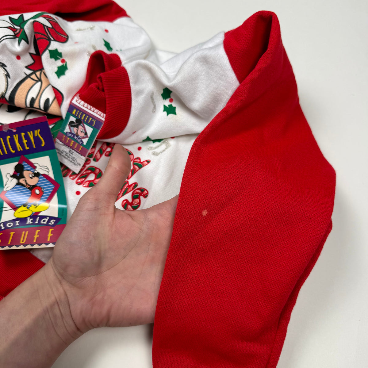 Vintage 1990's Minnie Mouse Christmas Two Piece Set - Size 5/6