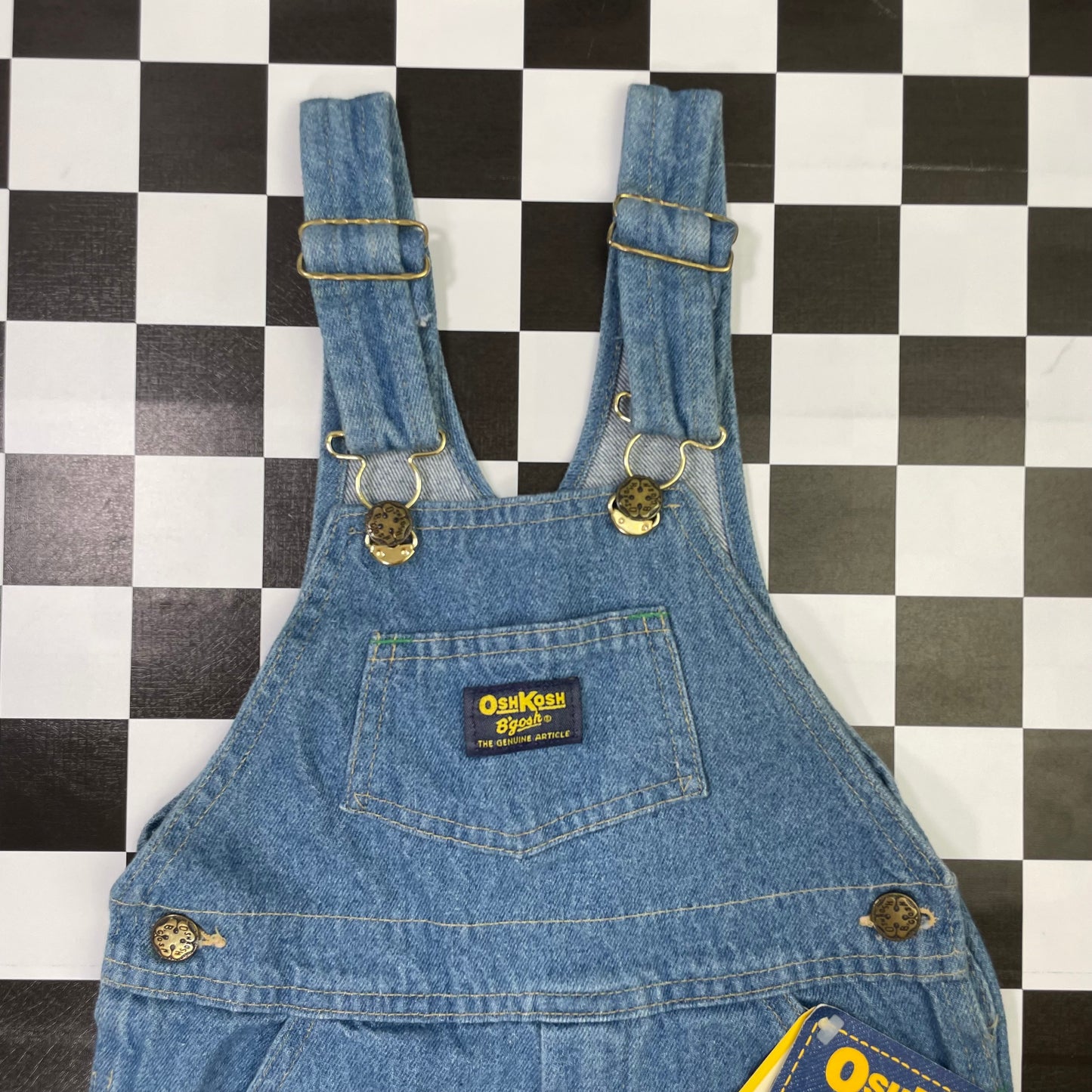 NWT Vintage Oshkosh B'Gosh Denim Shortalls - 5T