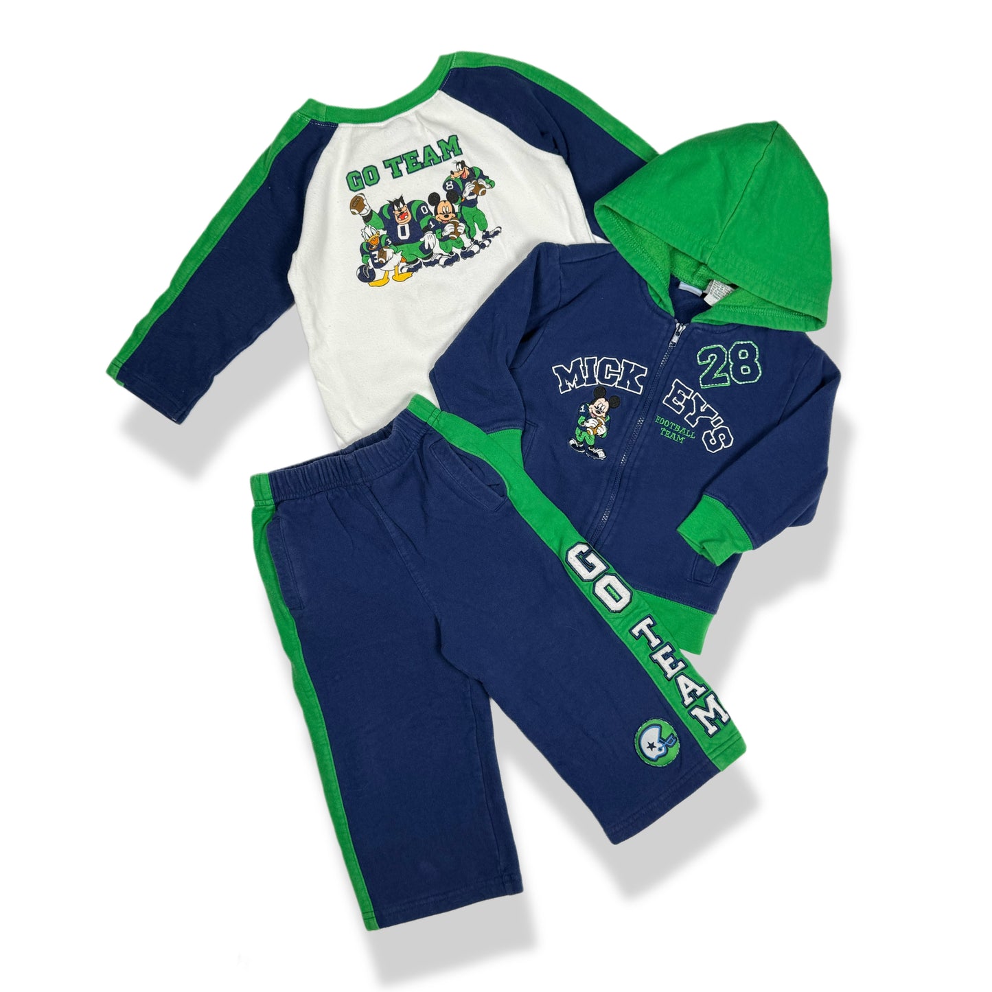 Y2K Mickey and Friends 3 Piece Set - 24 Months