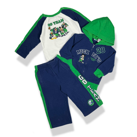 Y2K Mickey and Friends 3 Piece Set - 24 Months