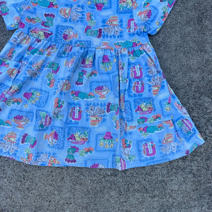 Vintage New Moves Garden Dress - 3/4T
