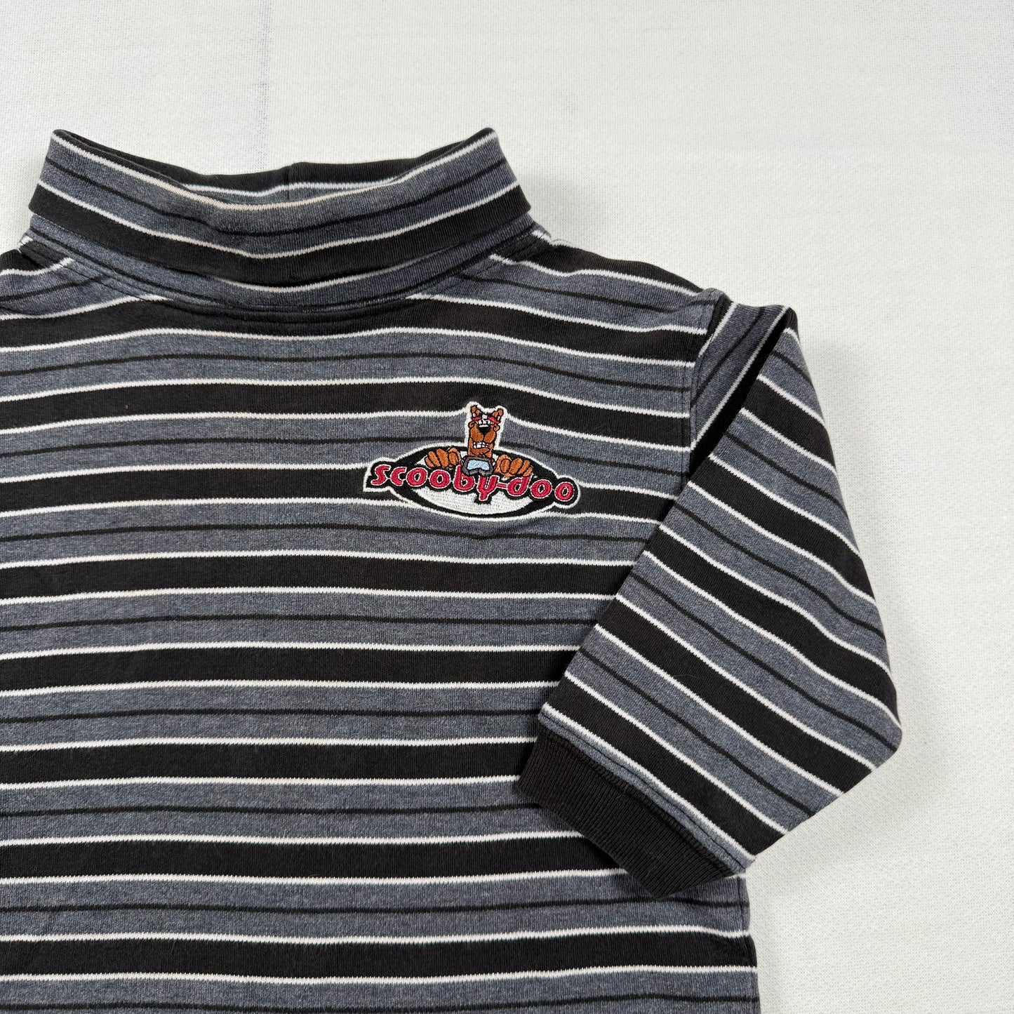 1998 Scooby Doo Striped Turtleneck Shirt - 2T