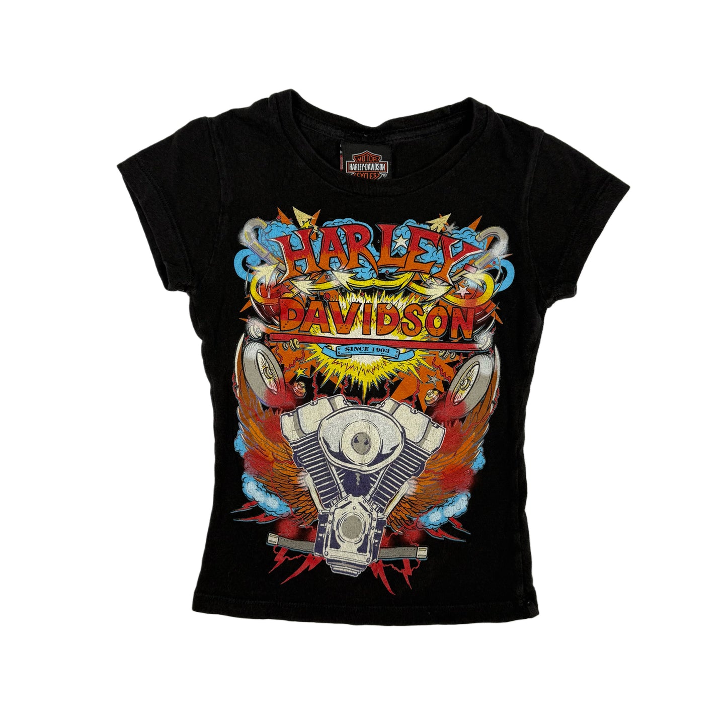 Y2K Harley Davidson T-Shirt - 2/4T