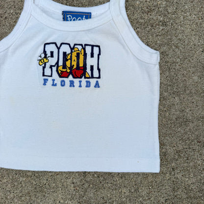 Vintage 1990's Winnie the Pooh Florida Tank Top - 2/3T