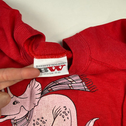 Vintage Dinosaur Skating Sweatshirt - 2/3T