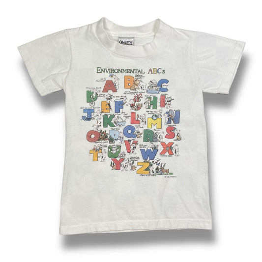 Vintage 1992 Environmental ABC's T-Shirt - 5T