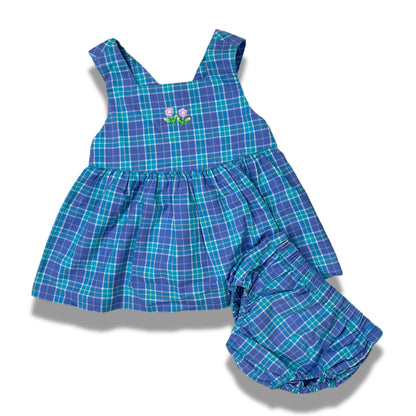 Vintage Gymboree Two Piece Plaid Set - Newborn