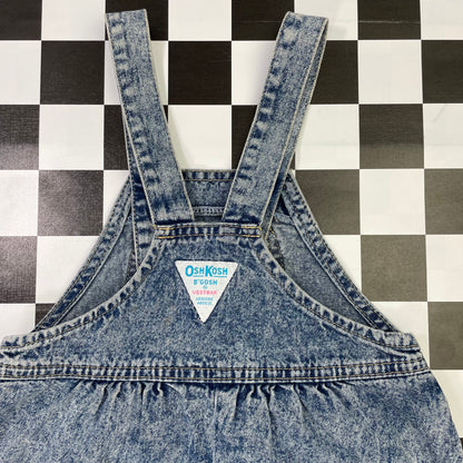 Vintage Oshkosh B'Gosh Acid Washed Bubble Overalls - 5T