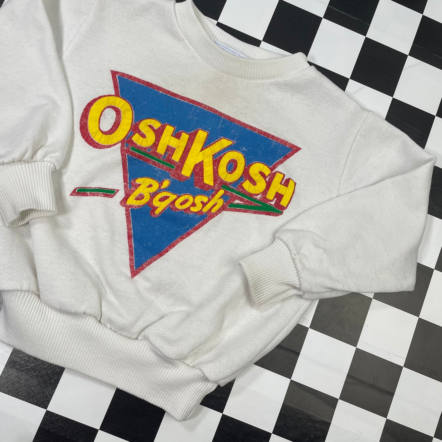 Vintage Oshkosh B'Gosh Logo Crew Neck Sweatshirt - 3T