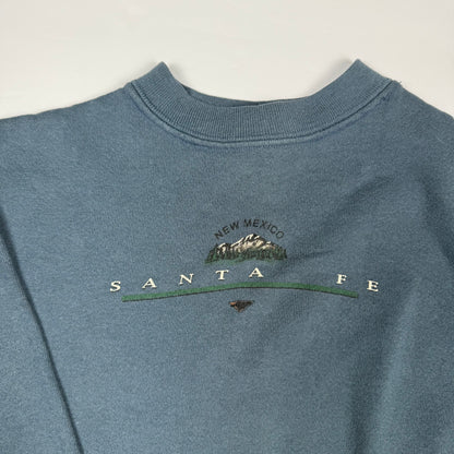 Vintage Santa Fe New Mexico Crewneck Sweatshirt - Youth Medium