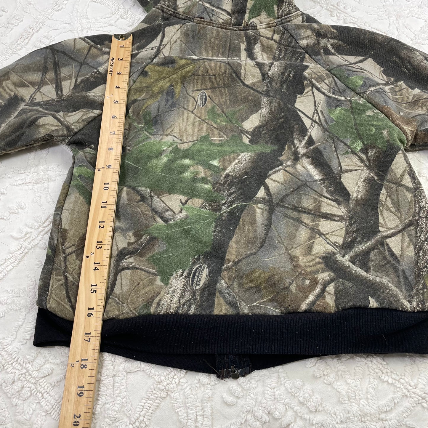 Vintage Jordan Lee Originals Real Tree Camo Zip Up Sweatshirt - 4/5T