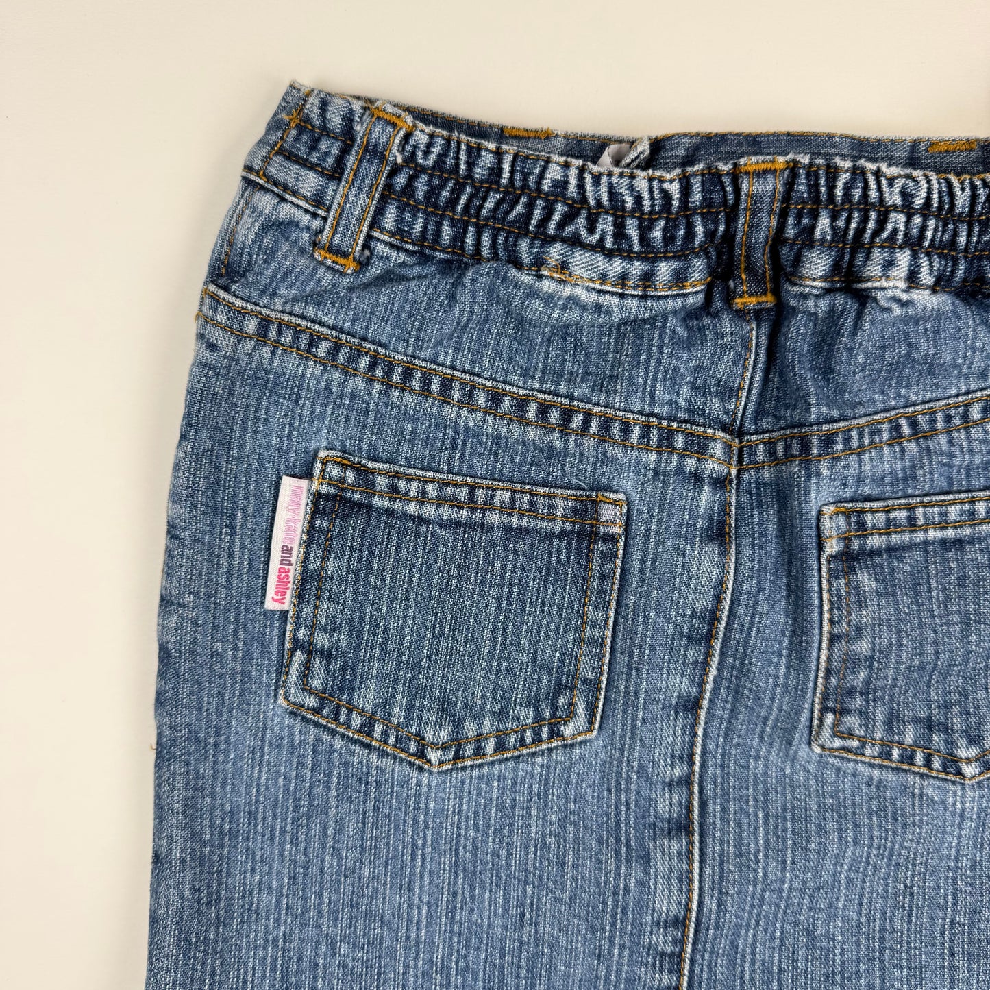 Y2K Mary Kate and Ashley Floral Denim Skirt - 4T