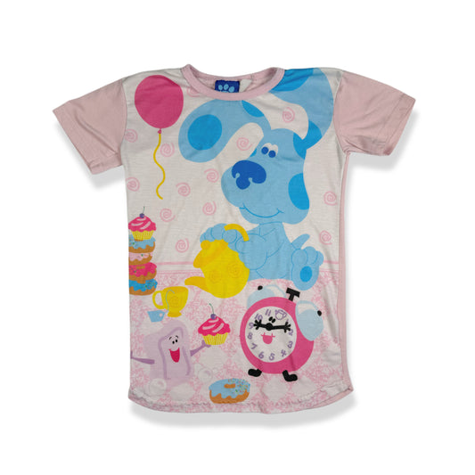 Vintage 2000 Blues Clues AOP Nightgown - 2/4T