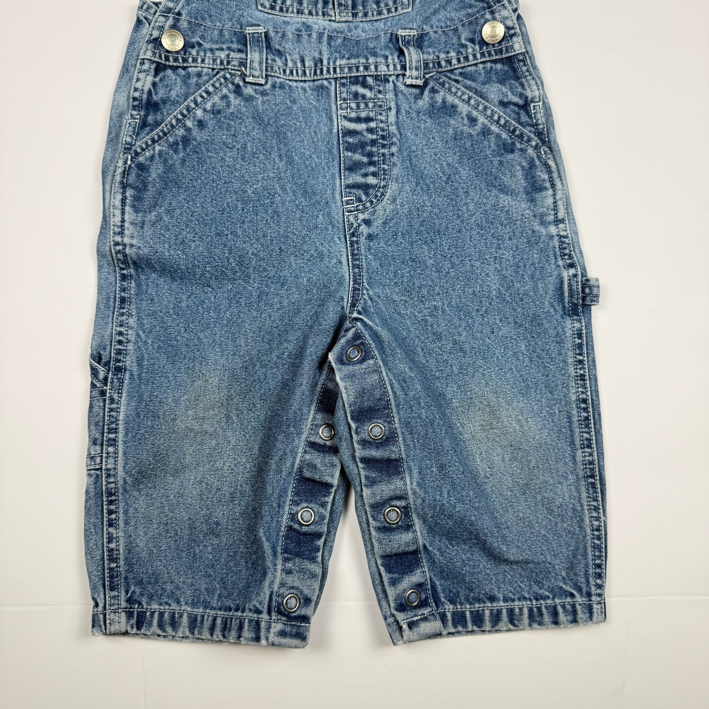 Y2K 2001 Old Navy Denim Overalls - 6/12 Months