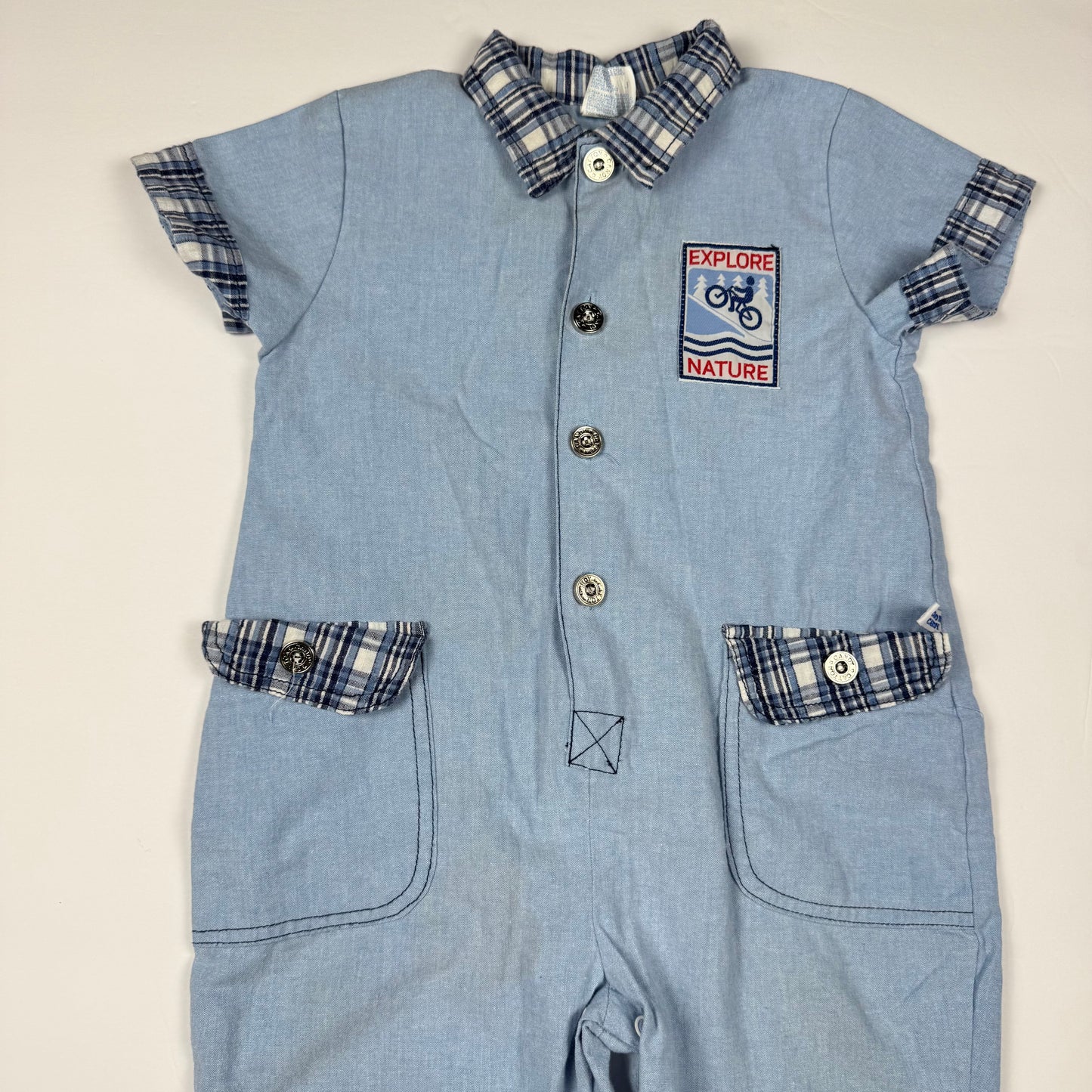 Vintage Explore Nature Romper - 24 Months