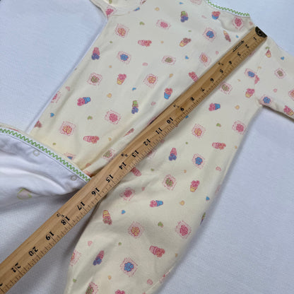 Y2K 2002 Baby Tweety Looney Toons Sleeper - 12/18 Months