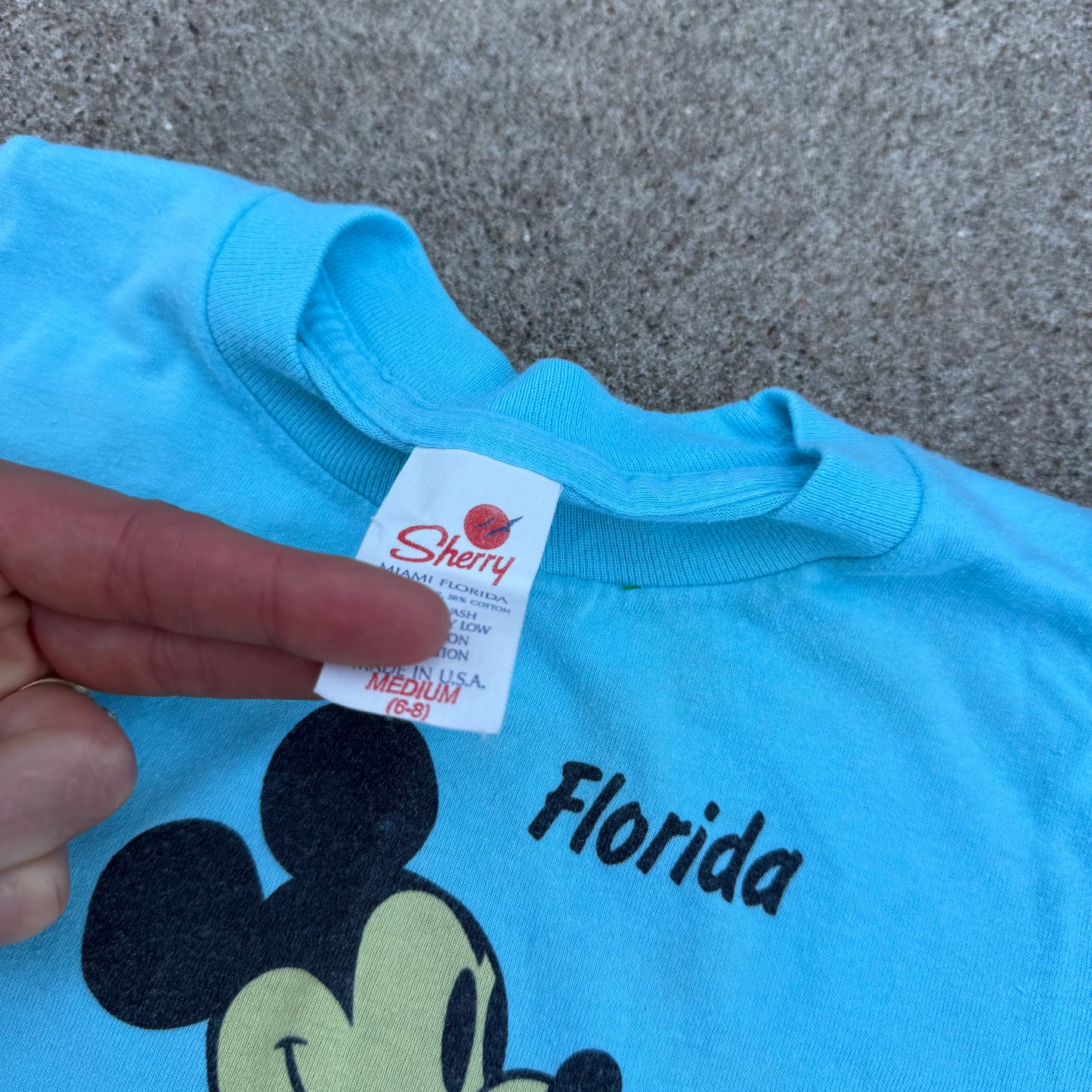Vintage Mickey Mouse Florida T-Shirt - 2/3T
