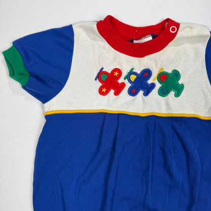 Vintage HealthTex Airplane Romper - 18 Months