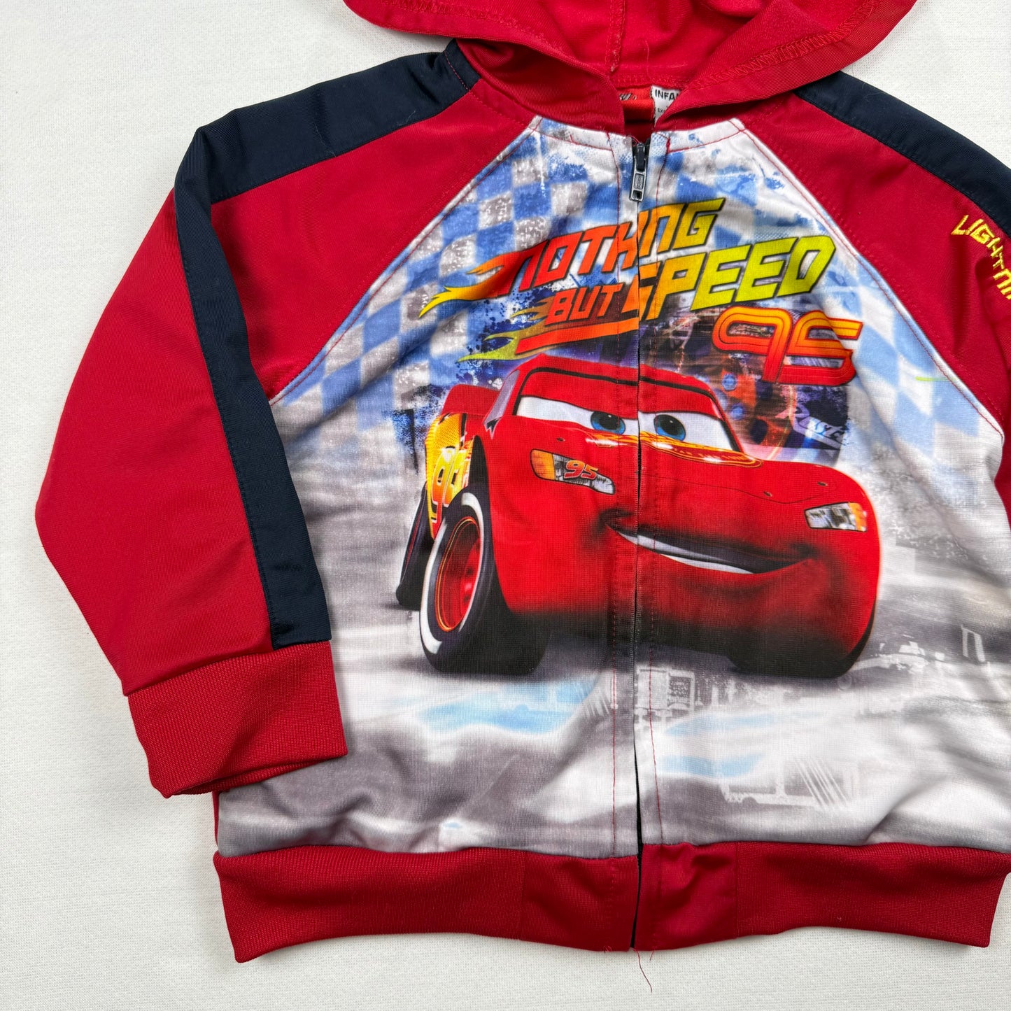 Y2K Cars Lightning McQueen Zip Up Sweatshirt - Baby 24 Months