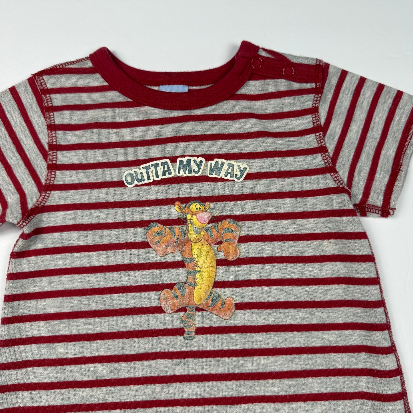 Y2K Tigger Striped Romper - 12/18 Months