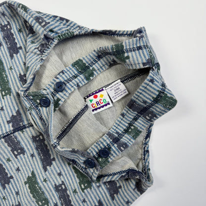 Vintage 1990's CIRCO Train Bubble Romper - 24 Months