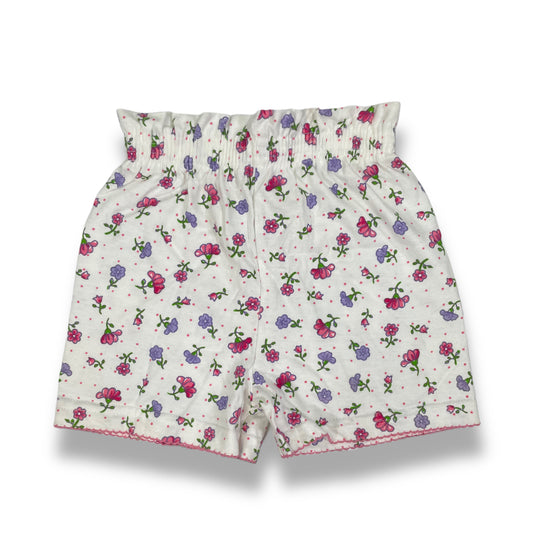 Vintage Basic Editions Floral Shorts - 12 Months