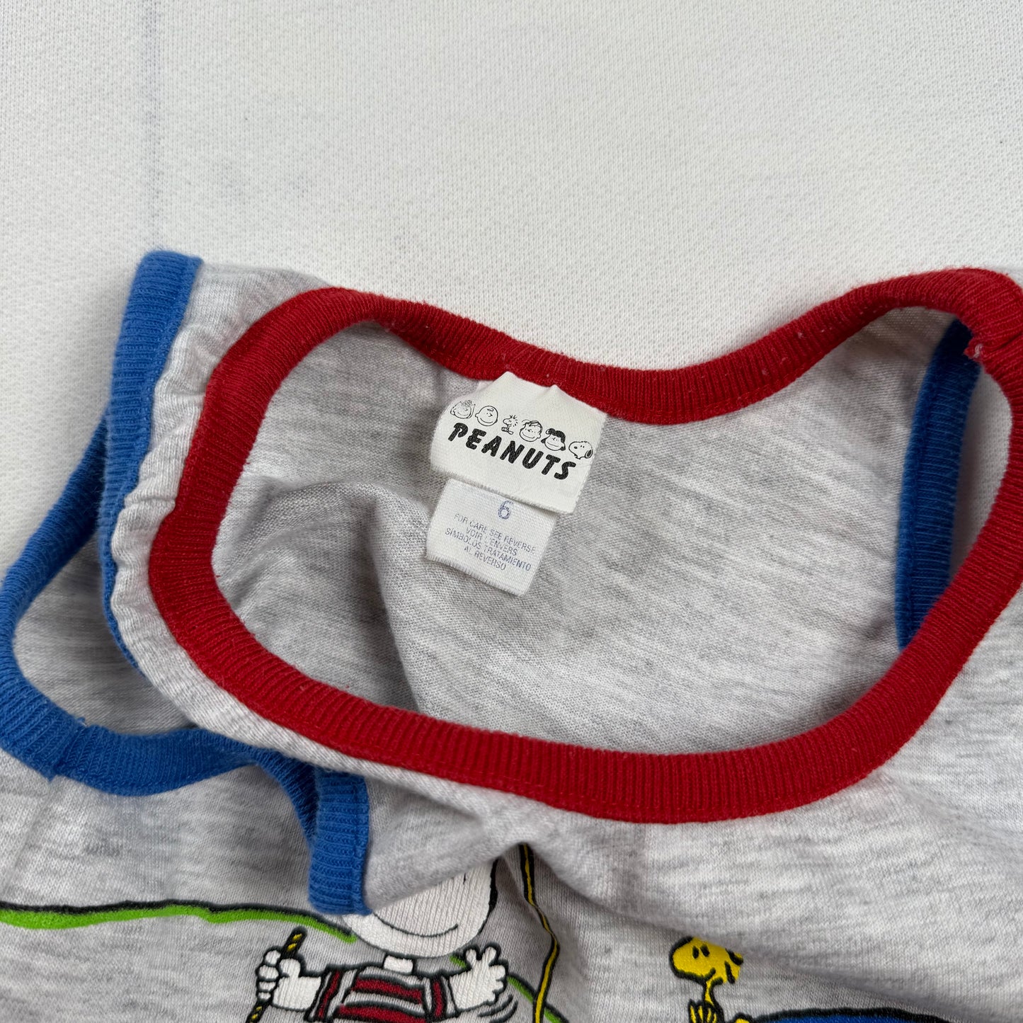 Vintage 1990's Peanuts Snoopy Golf Shirt - 4/5T