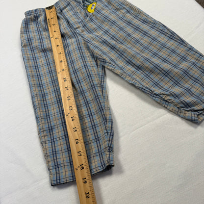 Vintage Y2K Big Bird Sesame Street Plaid Pants