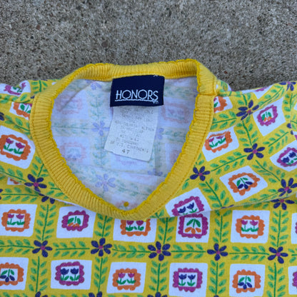 Vintage Y2K Honors Two Piece Yellow Flower Set - 4T