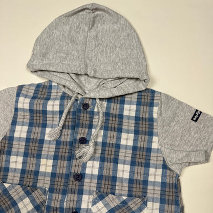 Vintage Oshkosh B'Gosh Plaid Romper - 12 Months