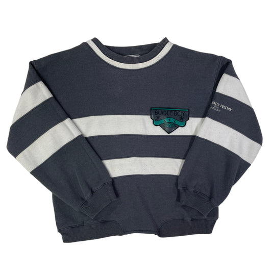 Vintage Bugle Boy Striped Crew Neck Sweatshirt - 3T