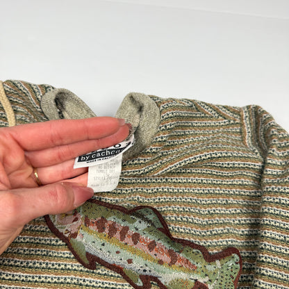 Vintage Striped Fish Shirt - 2T
