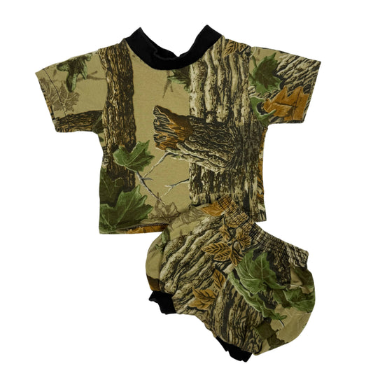 Vintage Real Tree Camo Two Piece Set - 0/9 Months