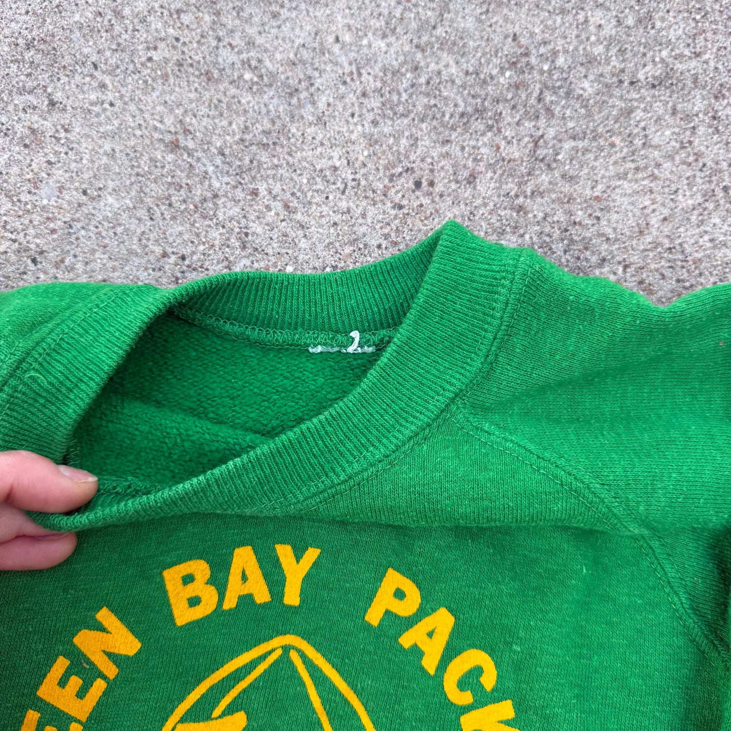 Vintage 1960's Green Bay Packers Sweatshirt - 3T