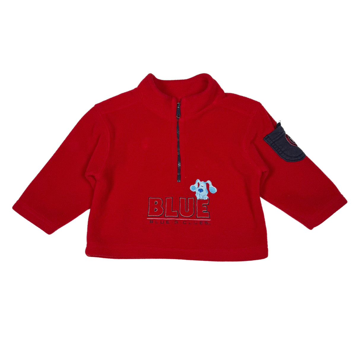 Vintage Y2K 2001 Blues Clues Fleece Zip Up Sweatshirt - 18 Months