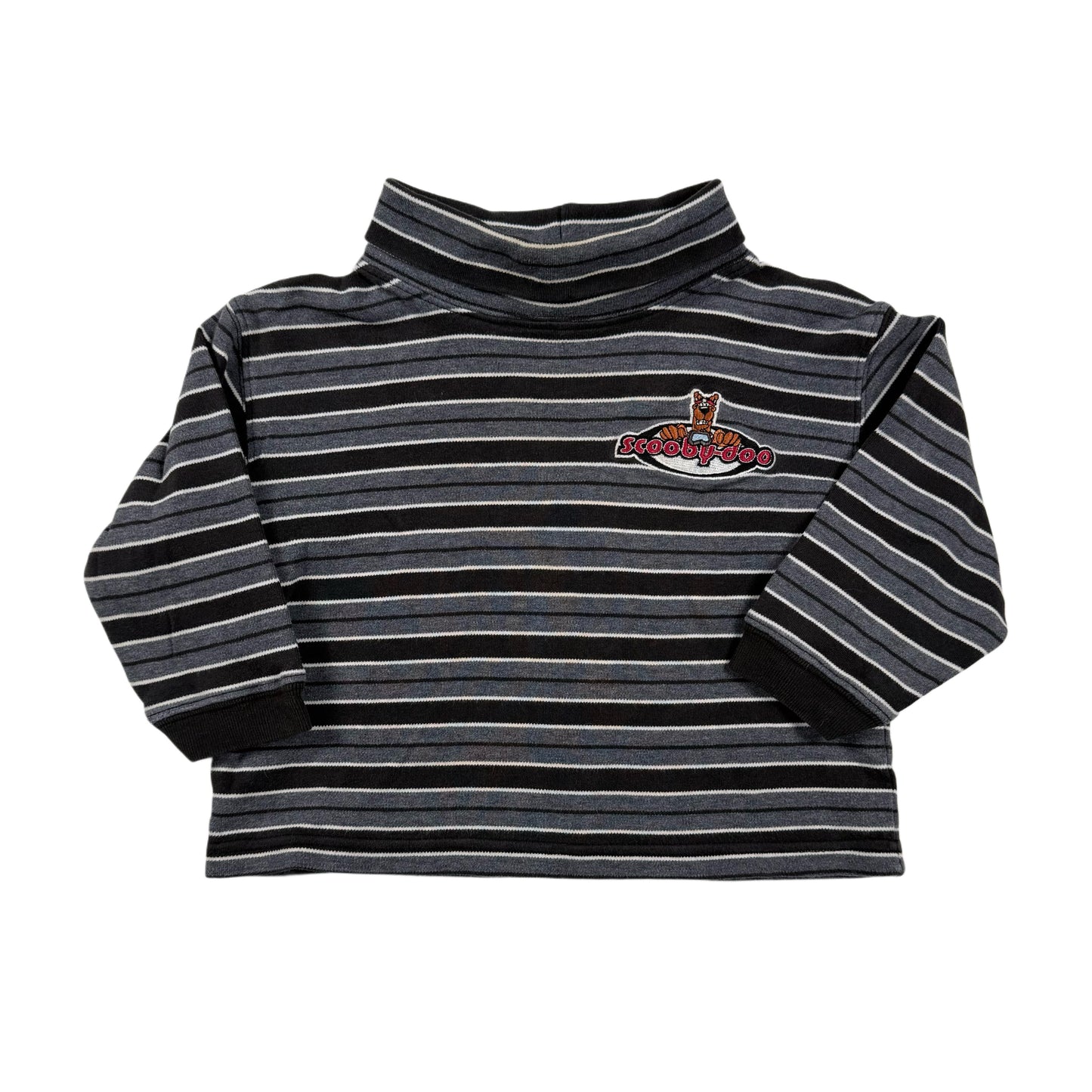 1998 Scooby Doo Striped Turtleneck Shirt - 2T